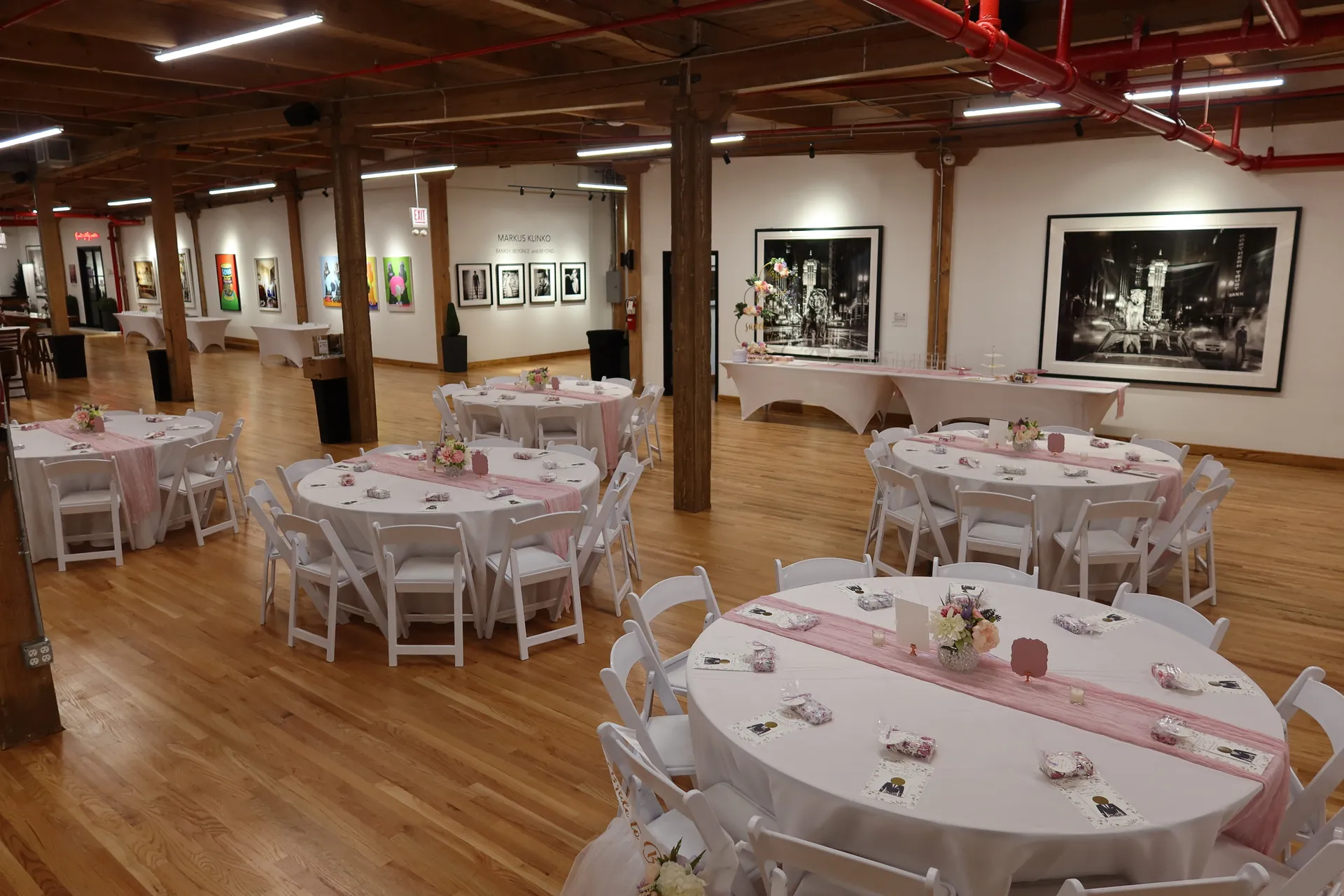 An event set among the art at Morgan Arts Complex